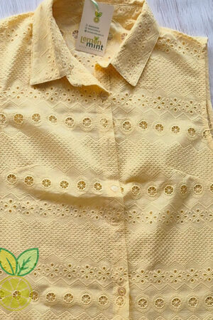 Camisa Broderie Panal