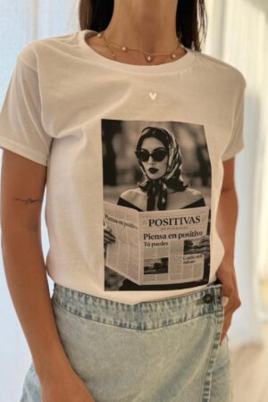 Remera M/CORTAS - DIARIO POSITIVO