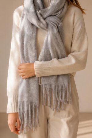 Pashmina Nube Gris