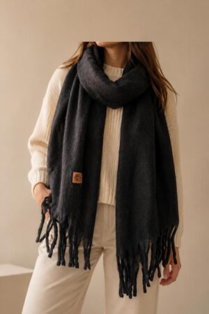 Pashmina Nube Negro