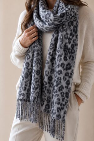 Pashmina De Lanilla Print